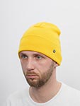 Шапка HAMMABURG арт. 8599356 BEANIE MERINO WOOL (желтый)